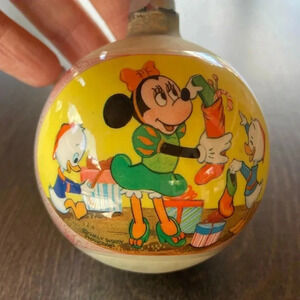 *Vintage * Disney | Minnie Mouse  Christmas Tree Ornament
